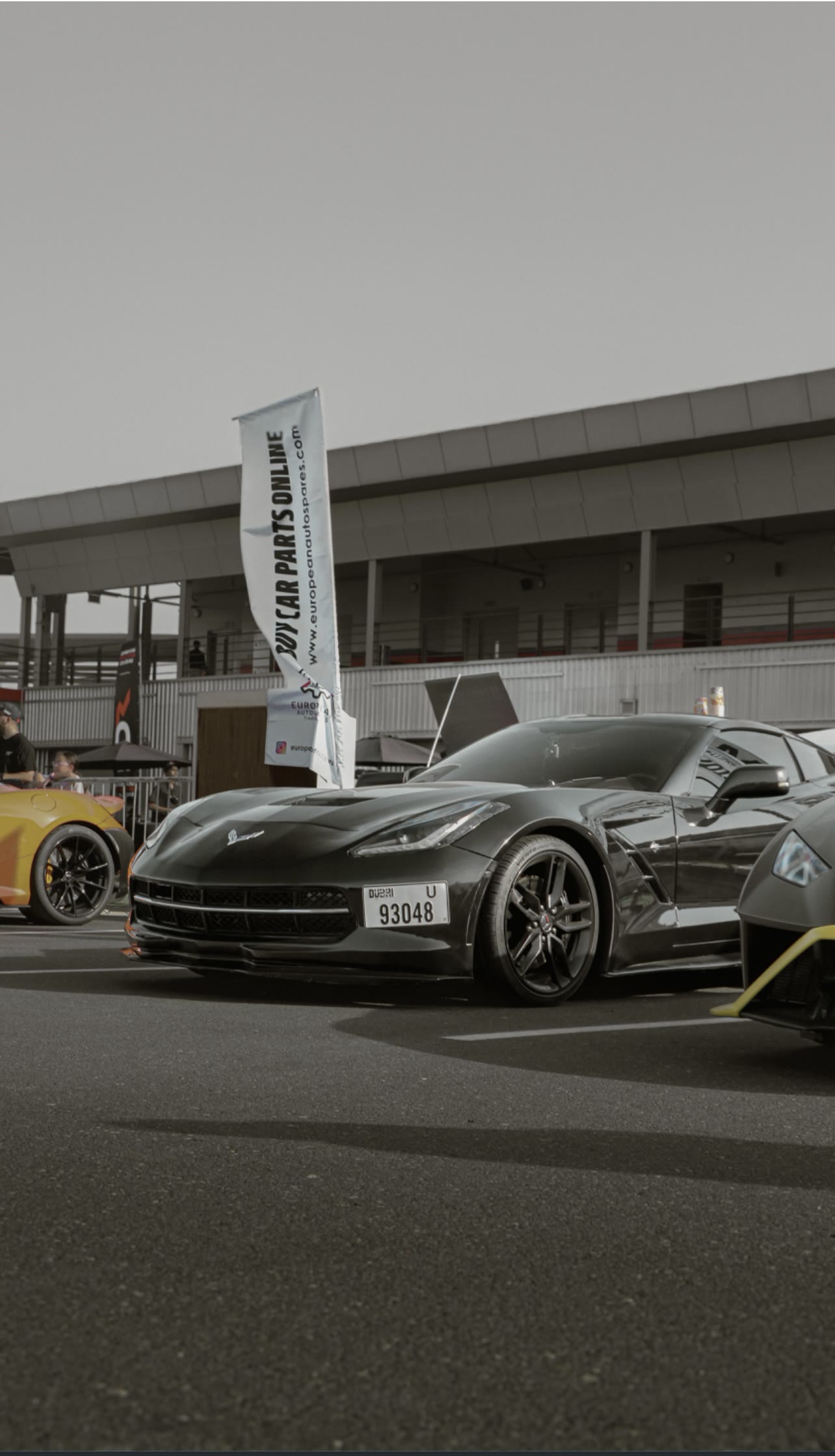 Corvette C7 at the track