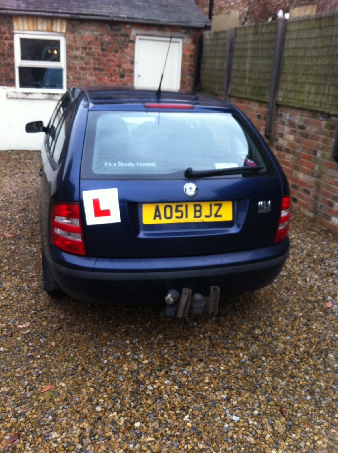 2001 Skoda Fabia estate with L-plates